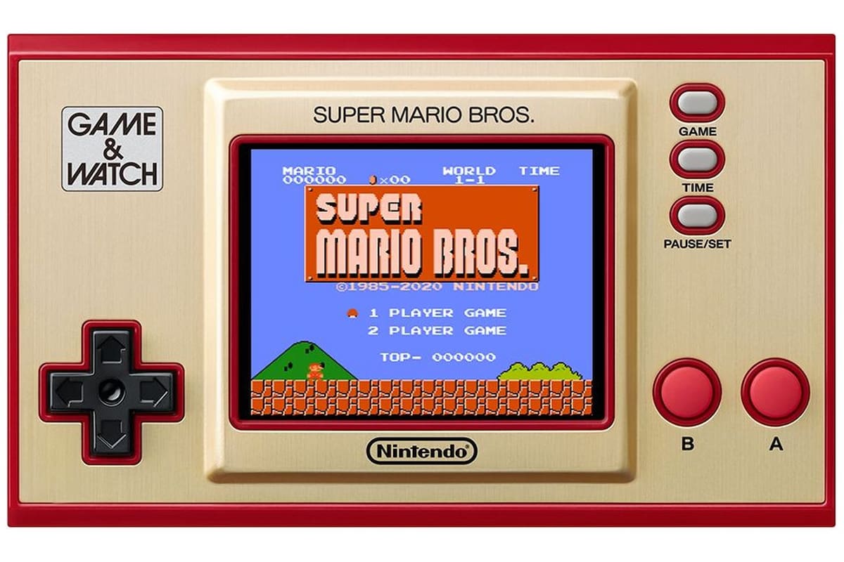 La versión de Super Mario Bros llega en una versión especial del Nintendo Game and Watch para celebrar el 35 aniversario del juego
