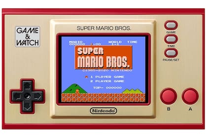 La versión de Super Mario Bros llega en una versión especial del Nintendo Game and Watch para celebrar el 35 aniversario del juego