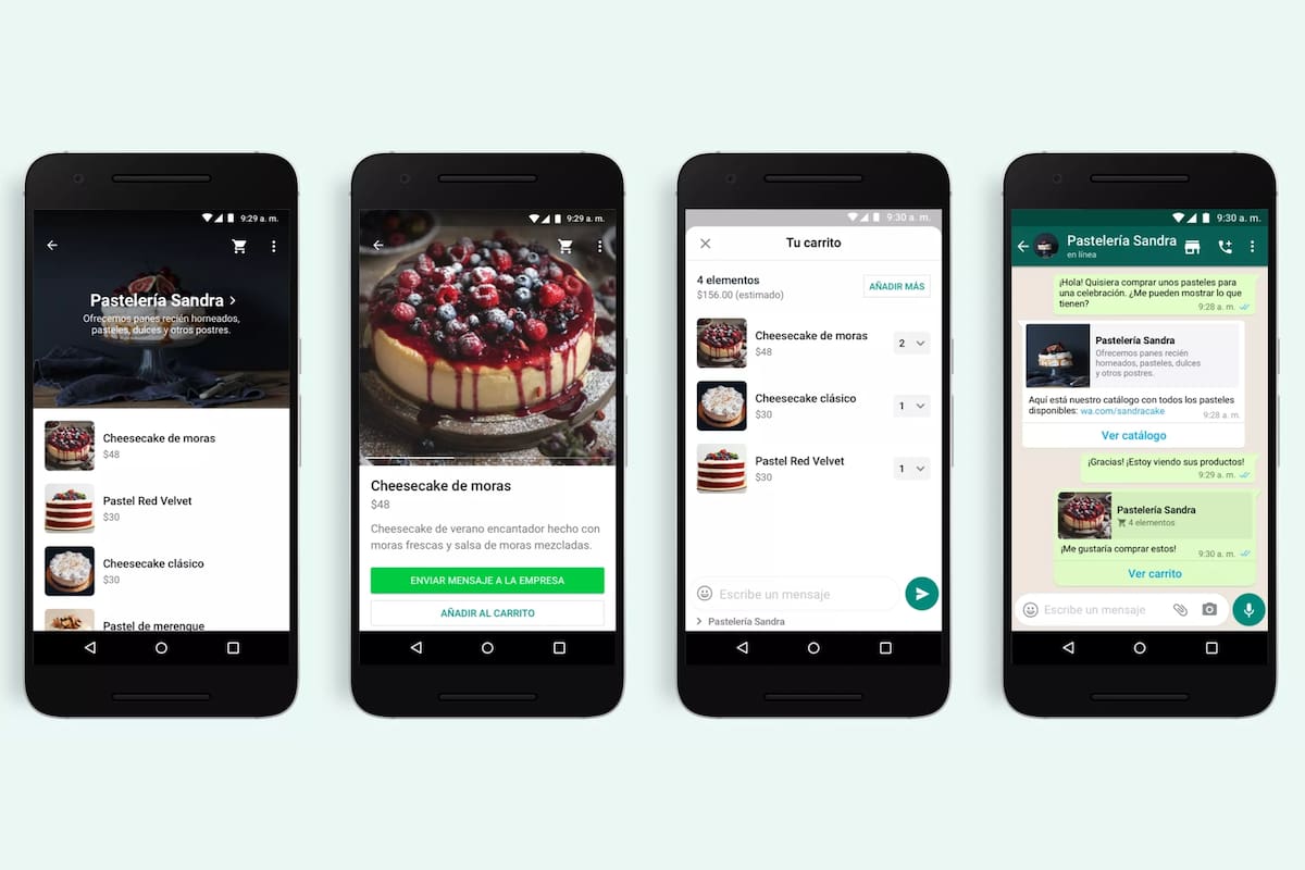 La versión de Whatsapp para tiendas y empresas incorporó un carrito de compras dentro de la aplicación
