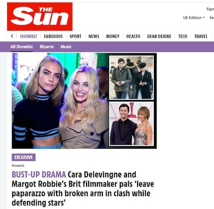 La versión del diario The Sun coincide con la de los medios argentinos