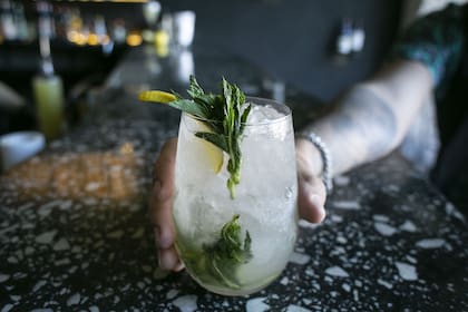 La versión del mojito con espumante de la Sparkling bar