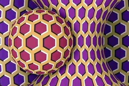 La versión en blanco y negro de las serpientes giratorias del psicólogo Akiyoshi Kitaoka