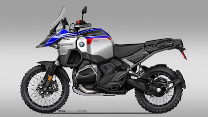 La versión GS Trophy viene en color "Racing Blue Metallic"