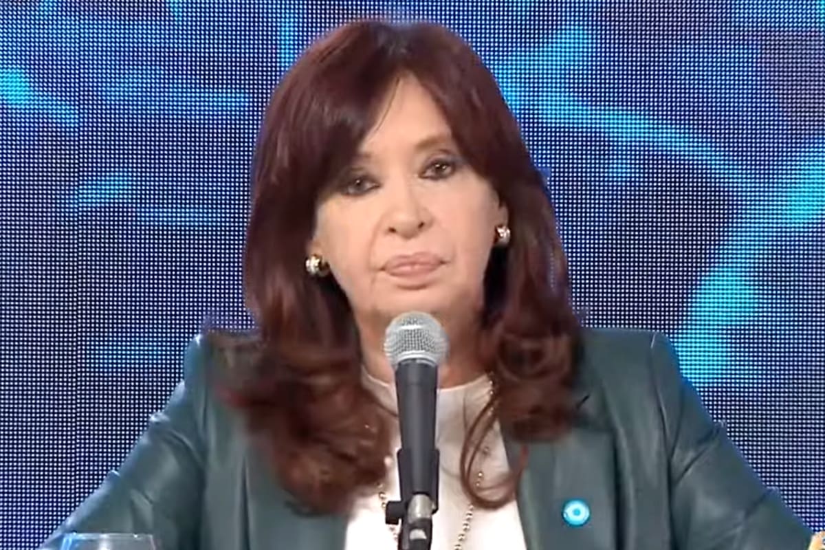 La vicepresidenta Cristina Kirchner