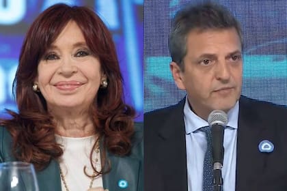 La vicepresidenta Cristina Kirchner habló durante la inauguración del gasoducto Néstor Kirchner y llamó la atención por su actitud con Sergio Massa