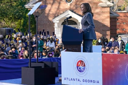 La vicepresidenta Kamala Harris. (AP/Patrick Semansky)