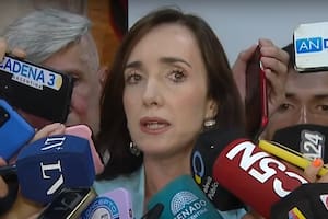 La vicepresidenta Victoria Villarruel en el Senado