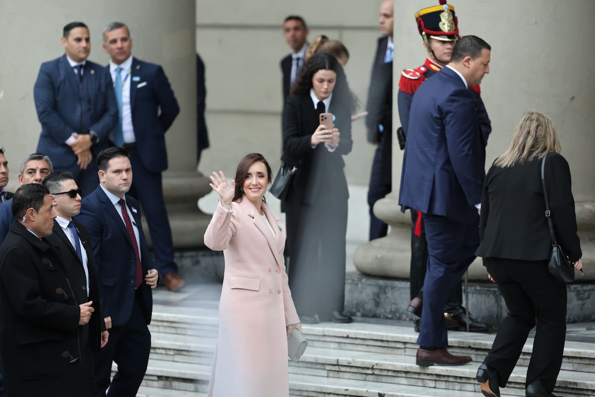 La vicepresidenta Victoria Villarruel en la Catedral Metropolitana para el Tedeum del 25 de Mayo de 2025