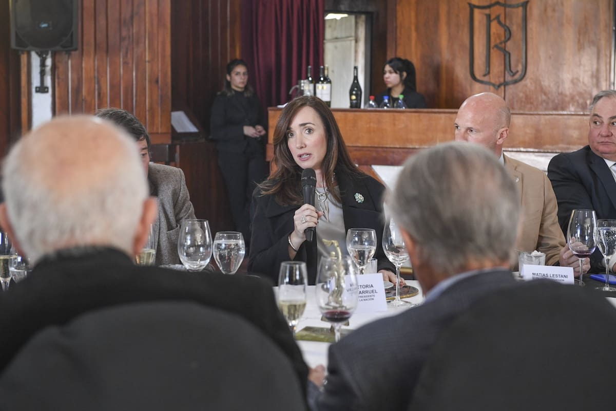 La vicepresidenta Victoria Villarruel se reunió con la Mesa de las Carnes