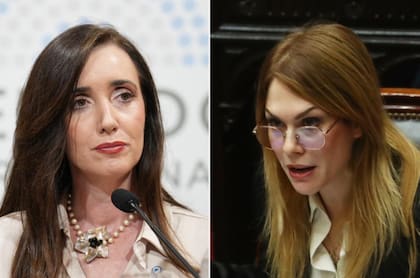 La vicepresidenta Victoria Villarruel y la diputada de La Libertad Avanza Lilia Lemoine