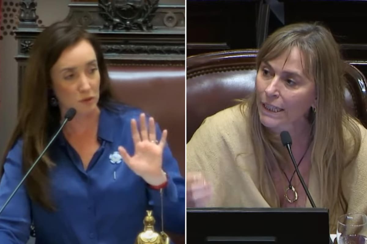 La vicepresidenta Victoria Villarruel y la senador de UxP Juliana Di Tullio