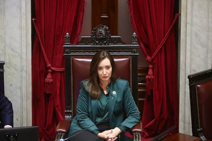 La vicepresidente Victoria Villarruel