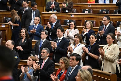 La vicepresidente Victoria Villarruel participó del XII Foro Parlamentario Iberoamericano, en Madrid, y se mostró junto al rey de España