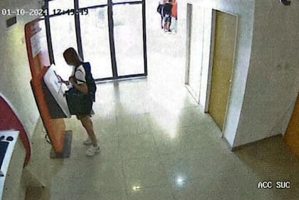 La víctima del robo en el banco