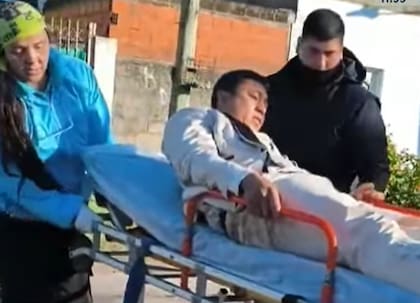 La víctima fue trasladada a un hospital