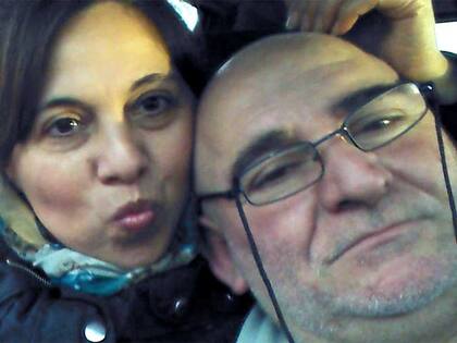 La víctima y el femicida cuando eran pareja