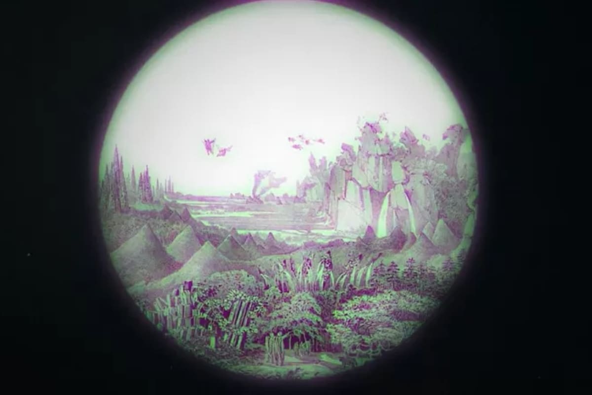 La vida en la Luna, a través del magnífico telescopio de John Herschel