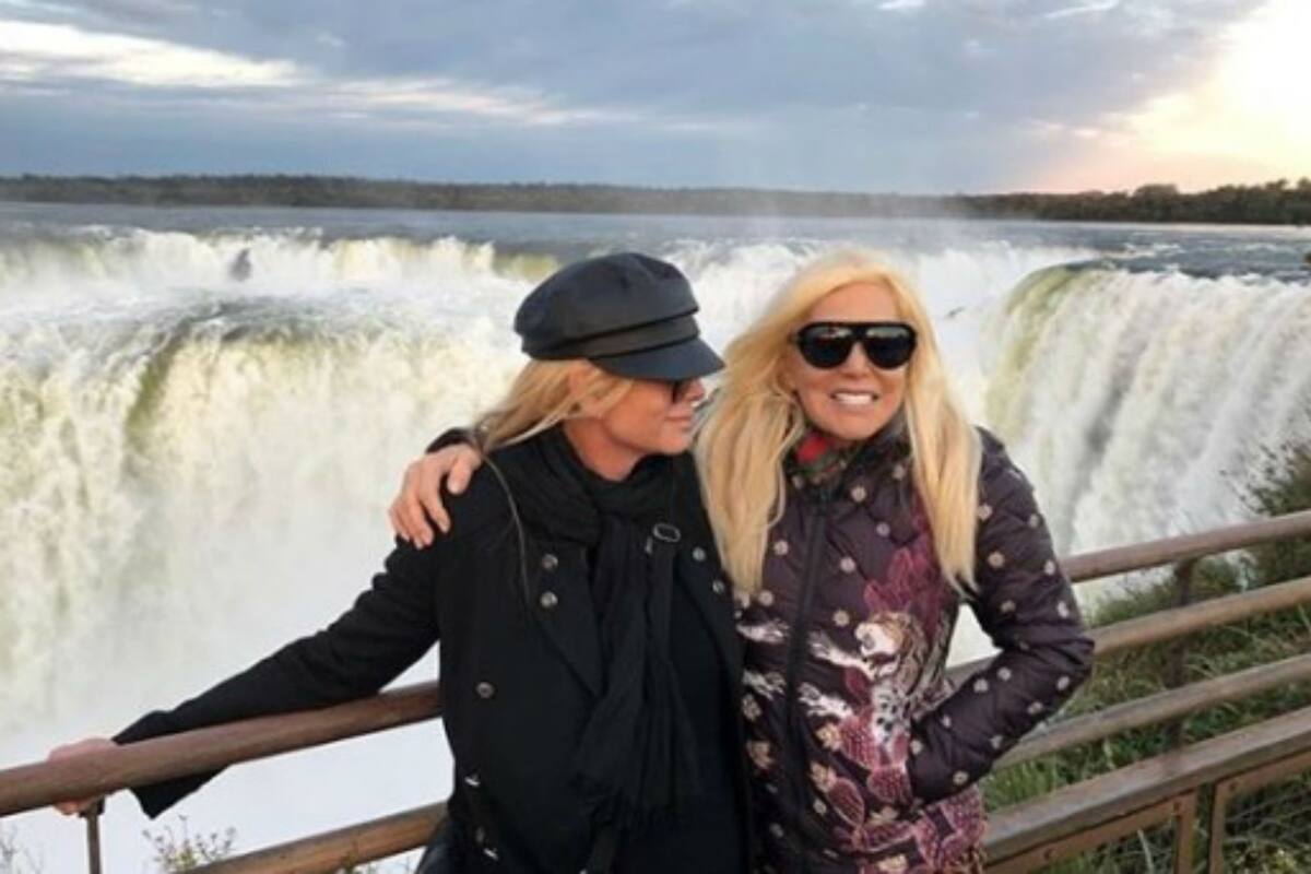 La vida fue nombrada Huésped de Honor y fue junto a Mecha a ver las Cataratas del Iguazú