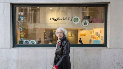 La vidriera de Ungallery en la calle Arroyo.