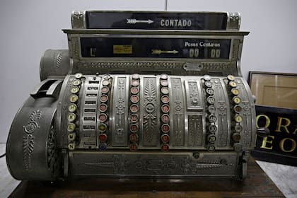 La vieja caja registradora tiene más de un siglo y medio