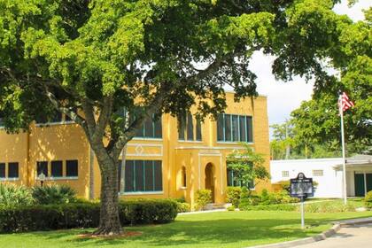 La vieja escuela de Davie, un edificio icónico de la ciudad