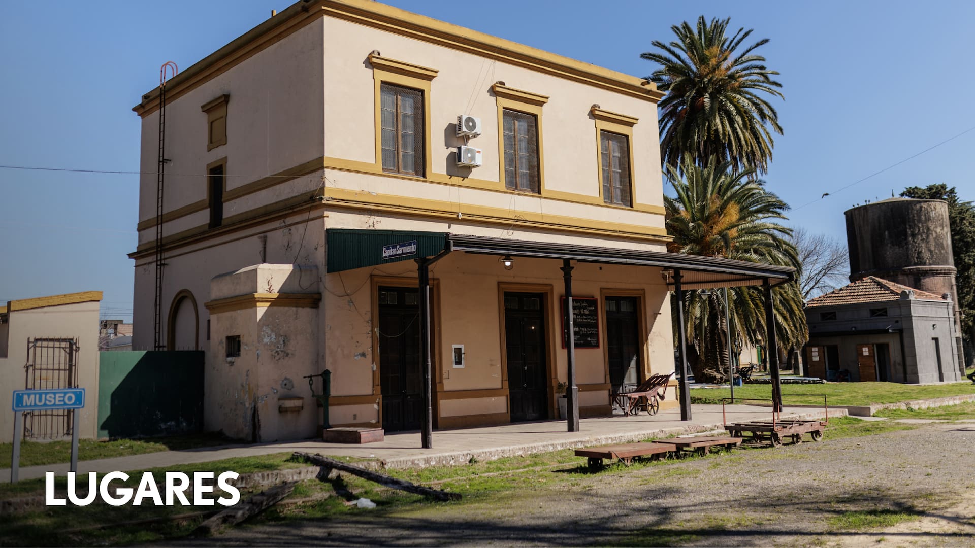 La vieja estación del ferrocarril hoy convertida en Museo Histórico
