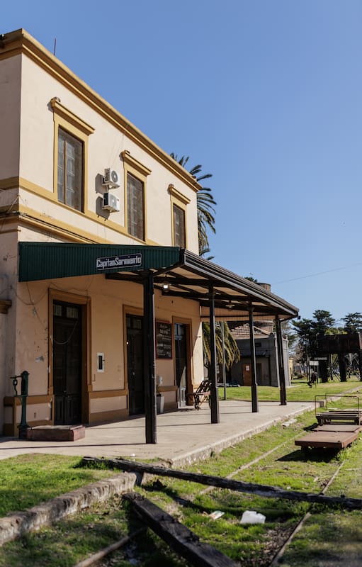 La vieja estación del ferrocarril hoy convertida en Museo Histórico