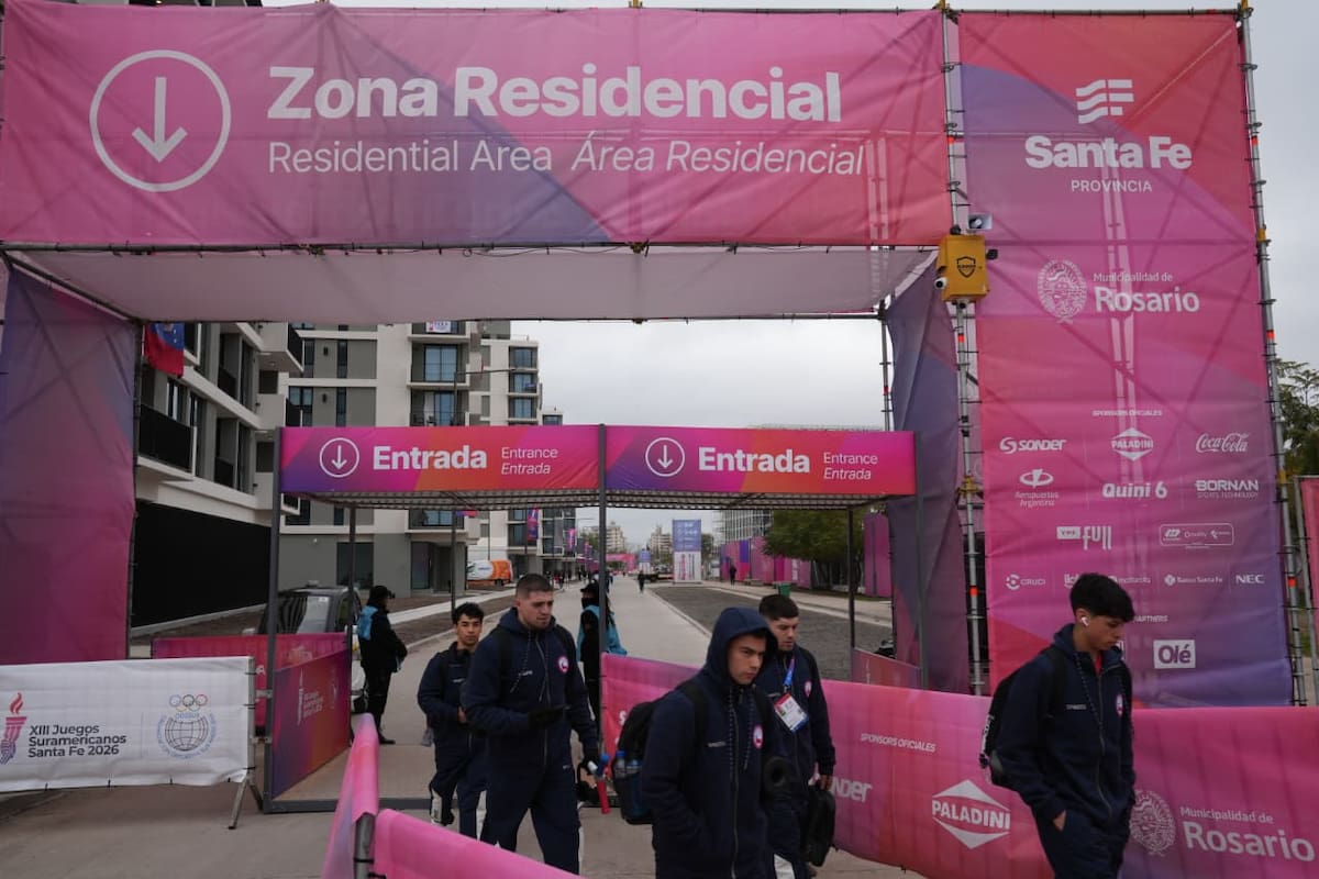 La Villa Suramericana, la casa de los atletas, tiene en la sede de Rosario, lugar para 1.700 deportistas
