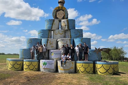 La Virgen que hizo la familia Michelotti en Morrison, Córdoba