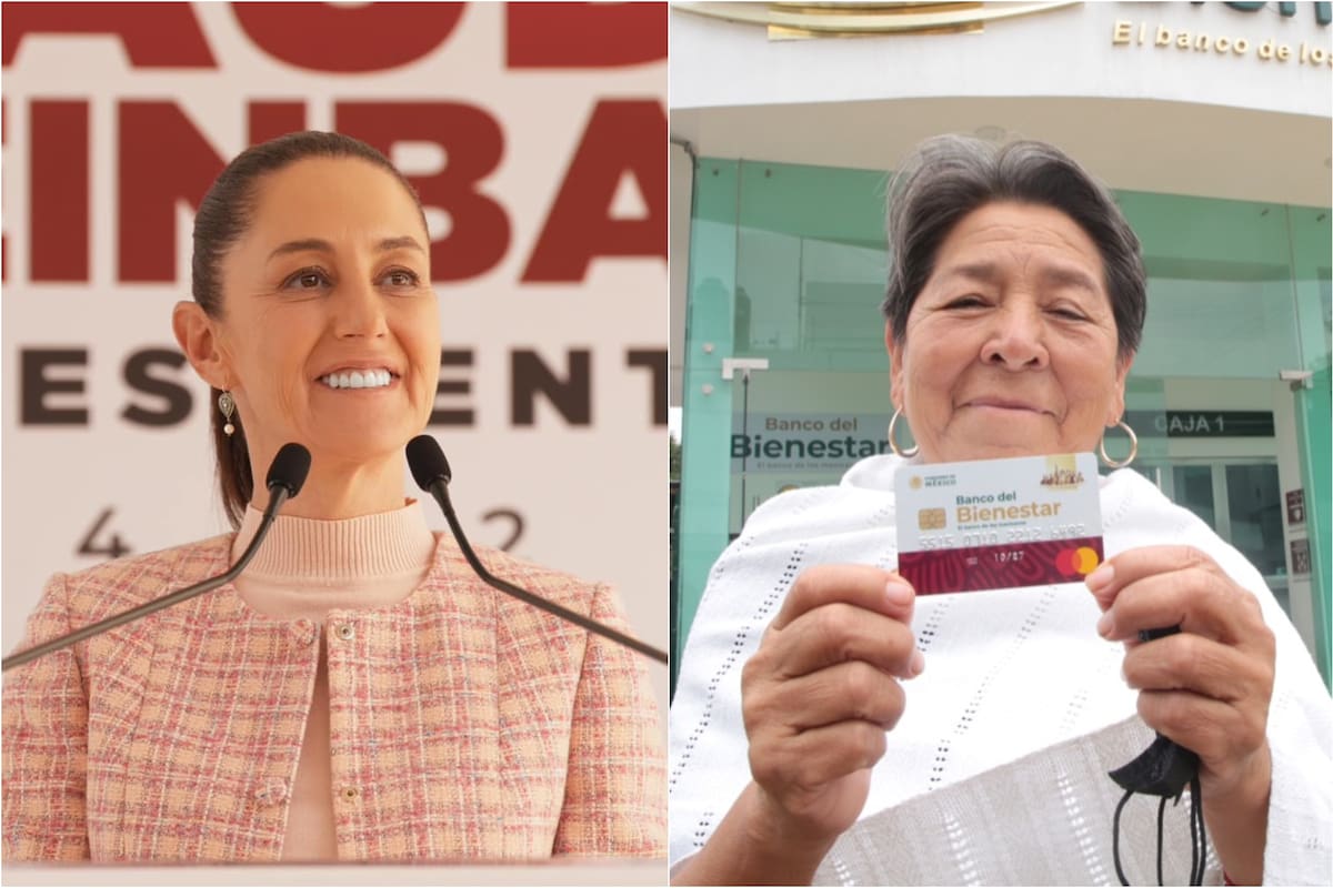 La virtual presidente de México anunció un apoyo especial para las mujeres de 60 a 64 años