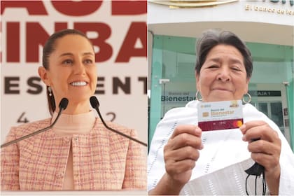 La virtual presidente de México anunció un apoyo especial para las mujeres de 60 a 64 años