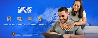 La visa de Ecuador debe solicitarse en línea por medio del portal eVisas (Cancillería de Ecuador)