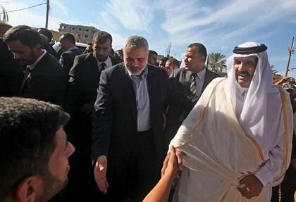 La visita a Gaza en 2012 del jeque Hamad bin Jalifa al Thani dio un fuerte respaldo al gobierno de Hamás, liderado por Ismail Haniya.