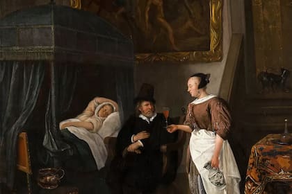 "La visita del médico", Jan Steen (1668-1670)