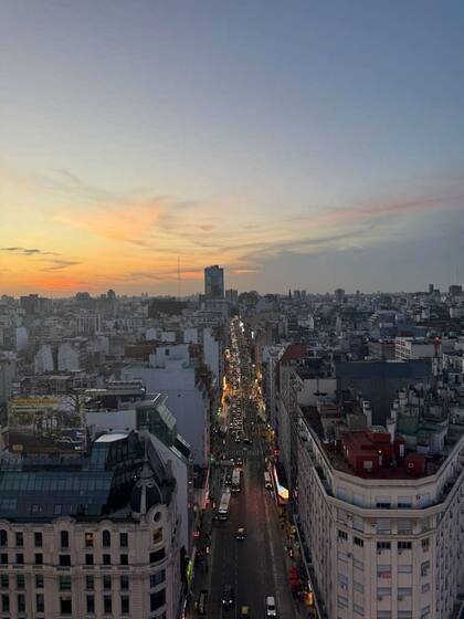 La vista aérea de la ciudad tomada por Rosalía
