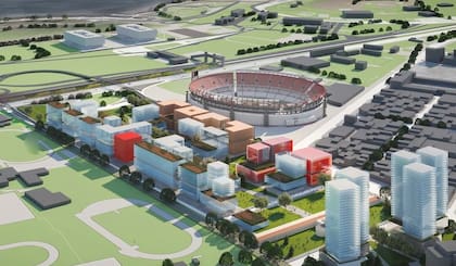 La vista aérea del Parque de Innovación, la zona de la ciudad que concentra la mayor cantidad de emprendimientos nuevos