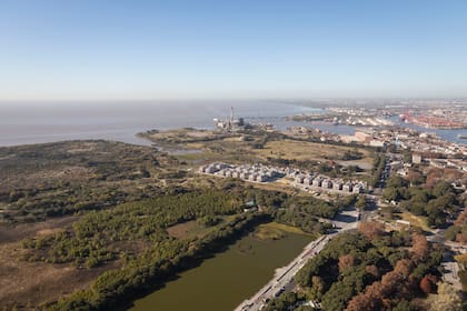 La vista al río de la Plata desde el Alvear Tower