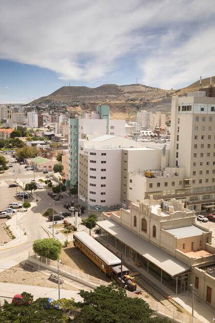 La vista desde el Lucania Palazzo Hotel.