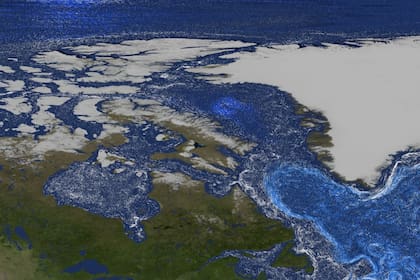 La vista satelital de la NASA reveló datos interesantes (Foto: NASA)