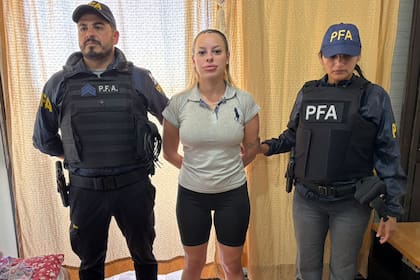 La "viuda negra" fue detenida por personal de la Policía Federal Argentina