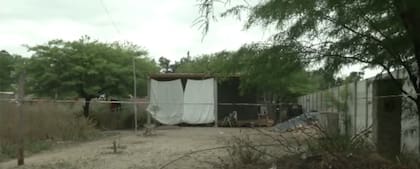 La vivienda de la mamá de Eugenia Galván, en el barrio Fátima de Clodomira, donde sucedió el ataque mortal