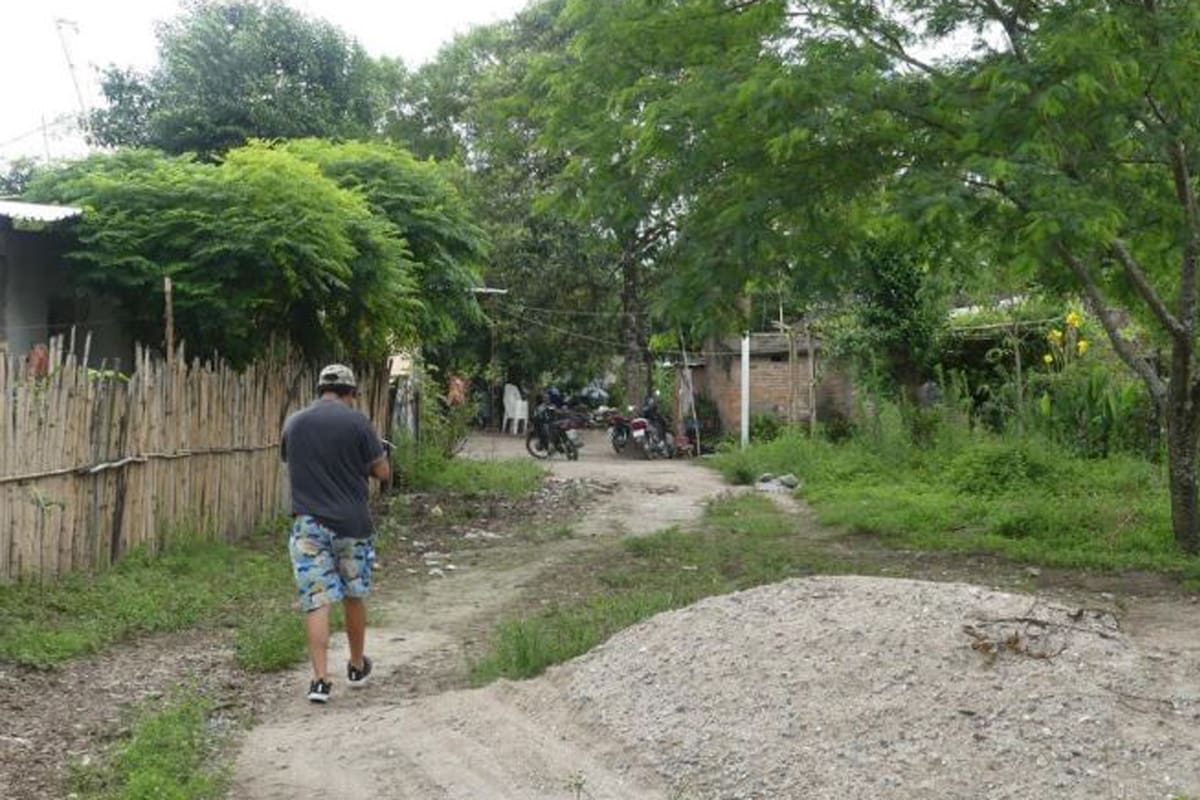 La vivienda está ubicada en Alto La Tipa, en Los Sarmiento, al sur de la provincia. LA GACETA / OSVALDO RIPOLL
