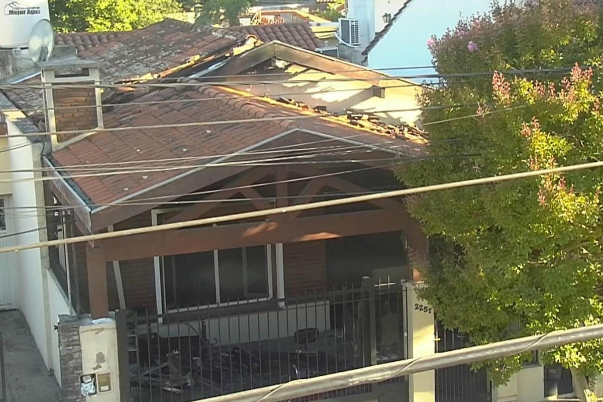 La vivienda quedó totalmente destruida
