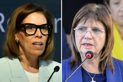 La vocera porteña y candidata a legisladora del Pro, Laura Alonso, junto a la ministra de Seguridad, Patricia Bullrich
