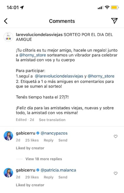 La vocera presidencial, Gabriela Cerruti, participó de un sorteo que generó polémica