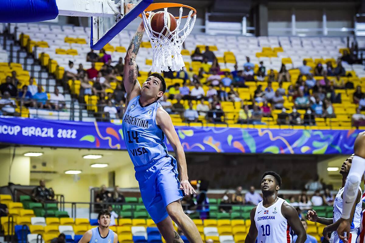 La volcada de Gabriel Deck, nuevamente el máximo goleador argentino frente a Dominicana