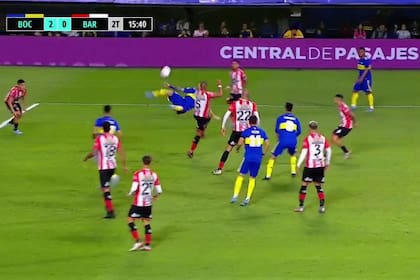 La volea de Benedetto será un golazo