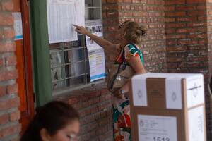 La votación en una escuela en Salta