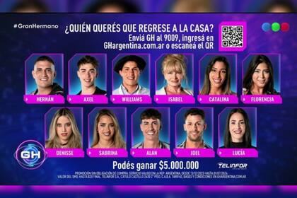 La votación es a través de mensaje de texto o código QR (Captura pantalla)