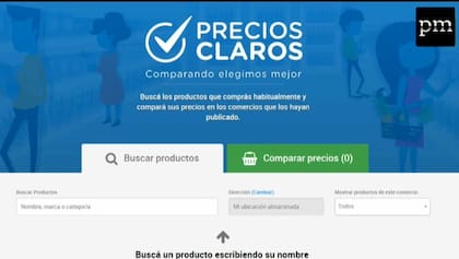 La web de Precios Claros releva productos para permitir comparaciones. Están revisando y aggiornando y revisando los sistemas